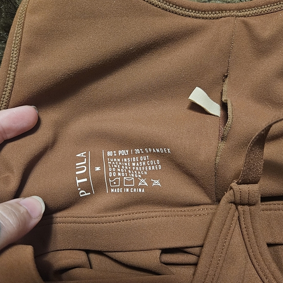 Ptula Bodysuit in rust color - Picture 3 of 3